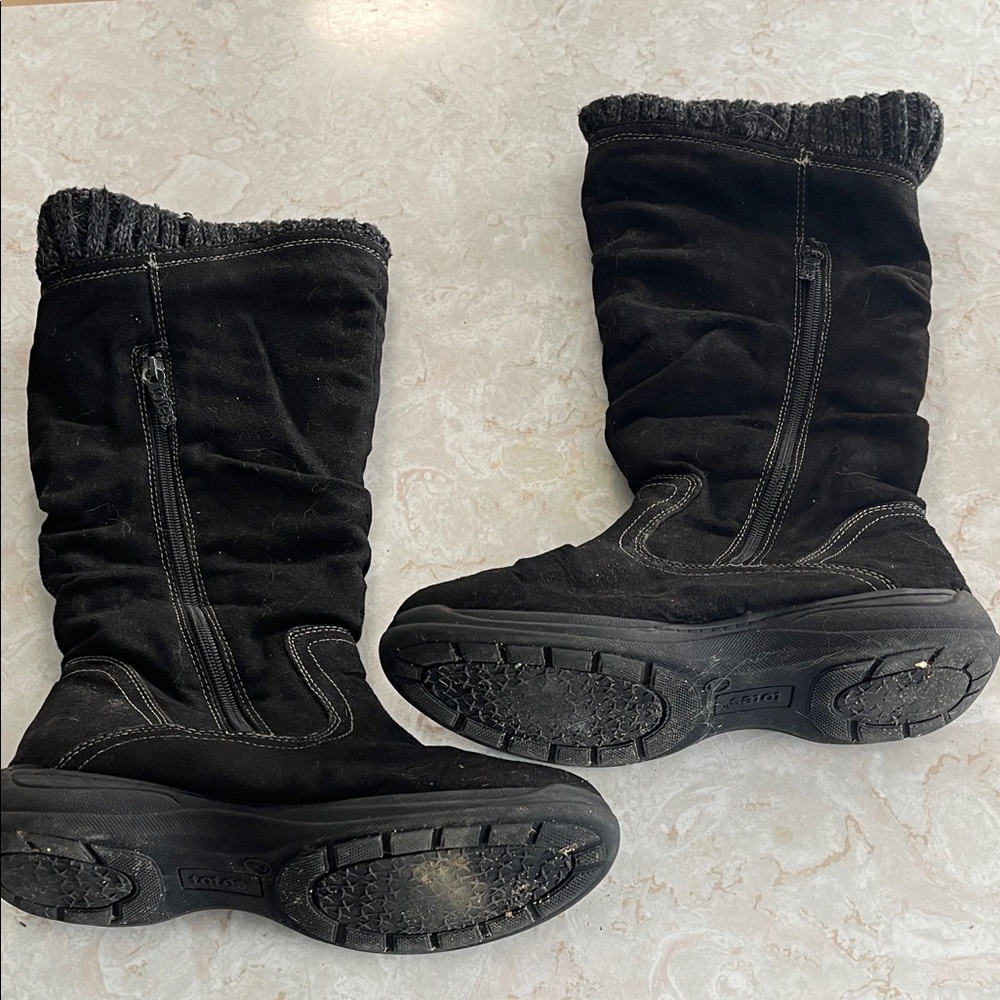 totes Black Winter & Rain Boots